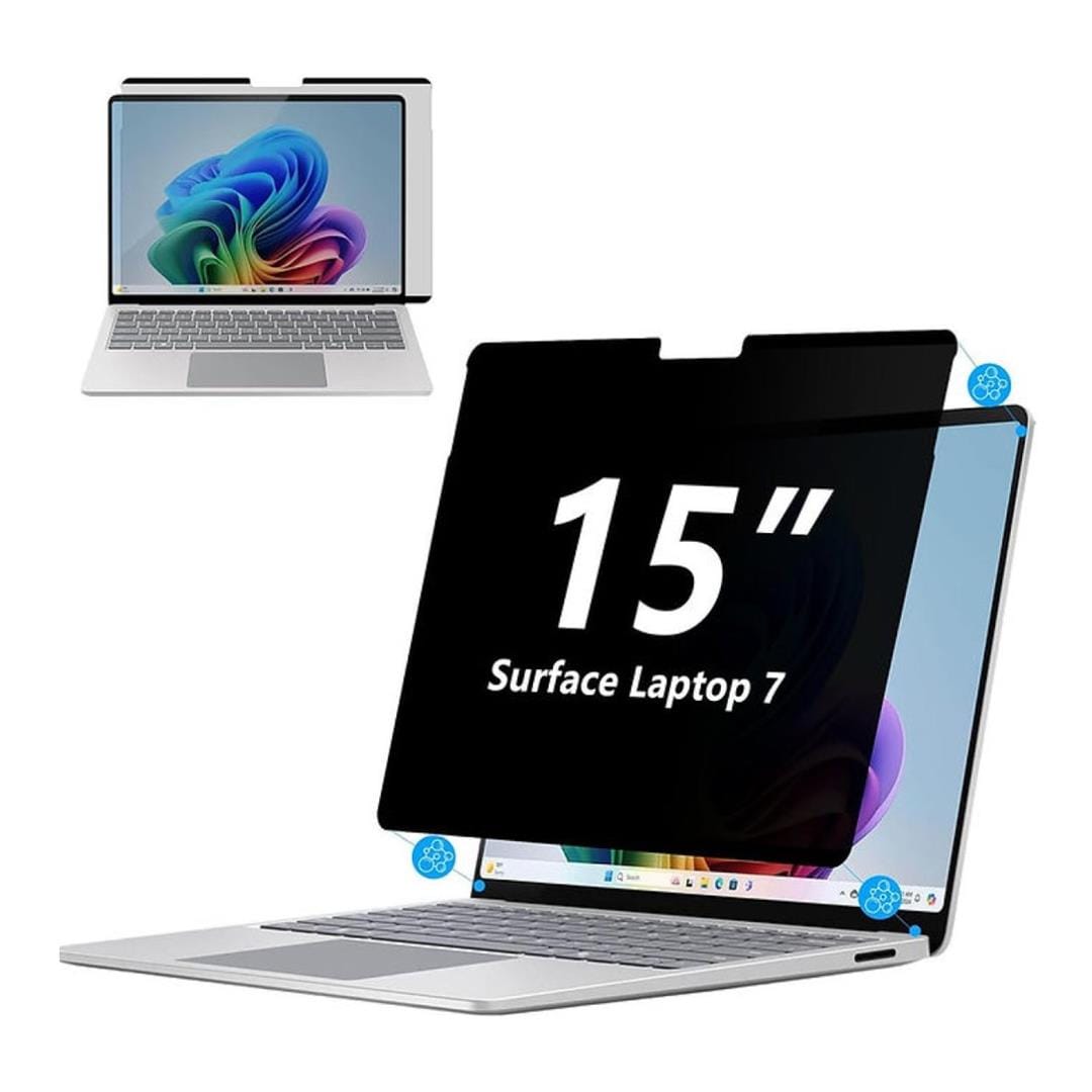 Tuff-Luv 15-inch 2-Way Magnetic Privacy Screen Filter for Microsoft Surface 7 MF4338