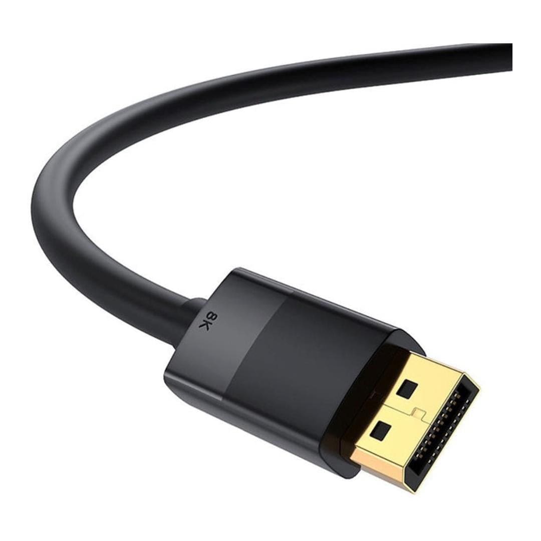 Tuff-Luv 2m Gold-Plated Male to Male DisplayPort Cable Black MF4340