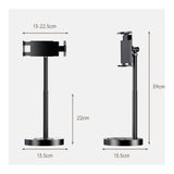 Tuff-Luv Adjustable Universal Metal Tablet Floor Stand for 7 to 17-inch Tablets MF4341