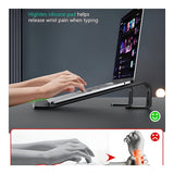 Tuff-Luv MF4366 11-17-inch Ergonomic Aluminum Alloy Laptop Elevator Stand with Silicone Pads