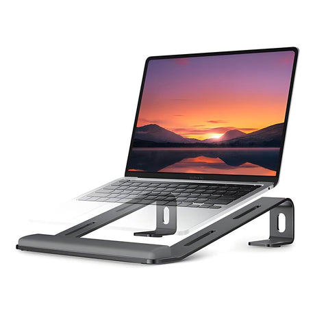 Tuff-Luv MF4366 11-17-inch Ergonomic Aluminum Alloy Laptop Elevator Stand with Silicone Pads
