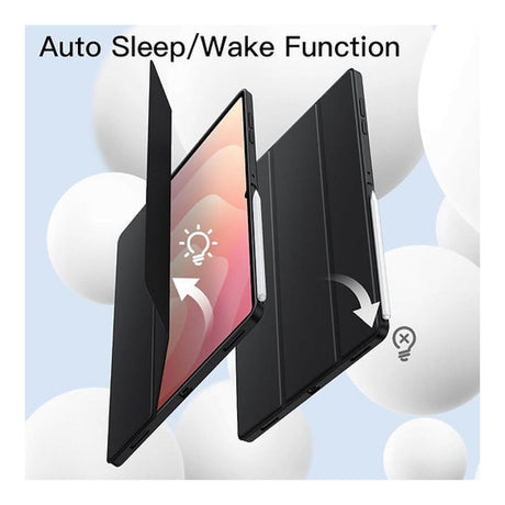 Tuff-Luv 14.6-inch Folio Case for Samsung Galaxy Tab S11 Ultra with S Pen Holder Black MF4386