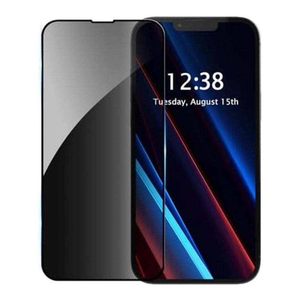 Tuff-Luv 2.5D Privacy Tempered Glass Screen Protector for Samsung Galaxy A37 5G / A57 5G Dark Privacy MF4396