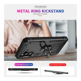 Tuff-Luv Rugged Case with Stand for Samsung Galaxy A37 5G Black MF4397