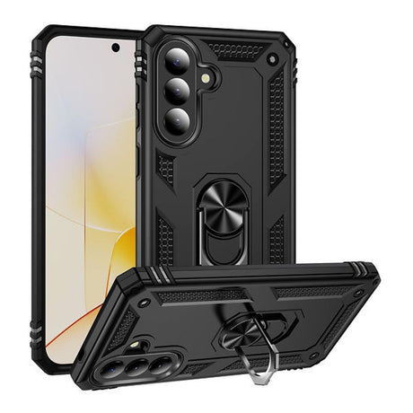 Tuff-Luv Rugged Case with Stand for Samsung Galaxy A57 5G Black MF4398