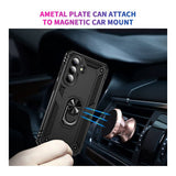Tuff-Luv Rugged Case with Stand for Samsung Galaxy A57 5G Black MF4398