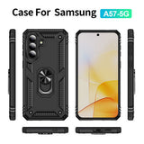 Tuff-Luv Rugged Case with Stand for Samsung Galaxy A57 5G Black MF4398