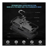 Tuff-Luv Rugged Case with Stand for Samsung Galaxy A57 5G Black MF4398