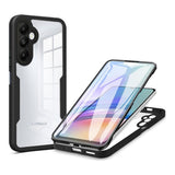 Tuff-Luv Rugged Vault Case with Built-In Screen Protector for Samsung Galaxy A57 5G Black/Clear MF4400