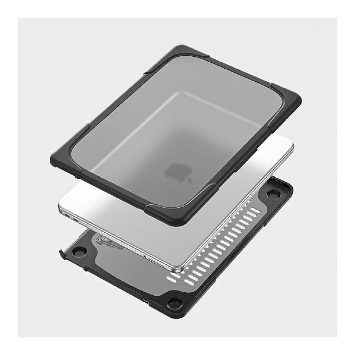 Tuff-Luv Rugged Neo Armour Protective Notebook Case with Stand Black MF4406