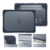 Tuff-Luv Rugged Neo Armour Protective Notebook Case with Stand Inigo MF4409