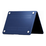 Tuff-Luv MacBook Neo Full Frosted Clear Hard Shell Case Indigo Blue MF4464