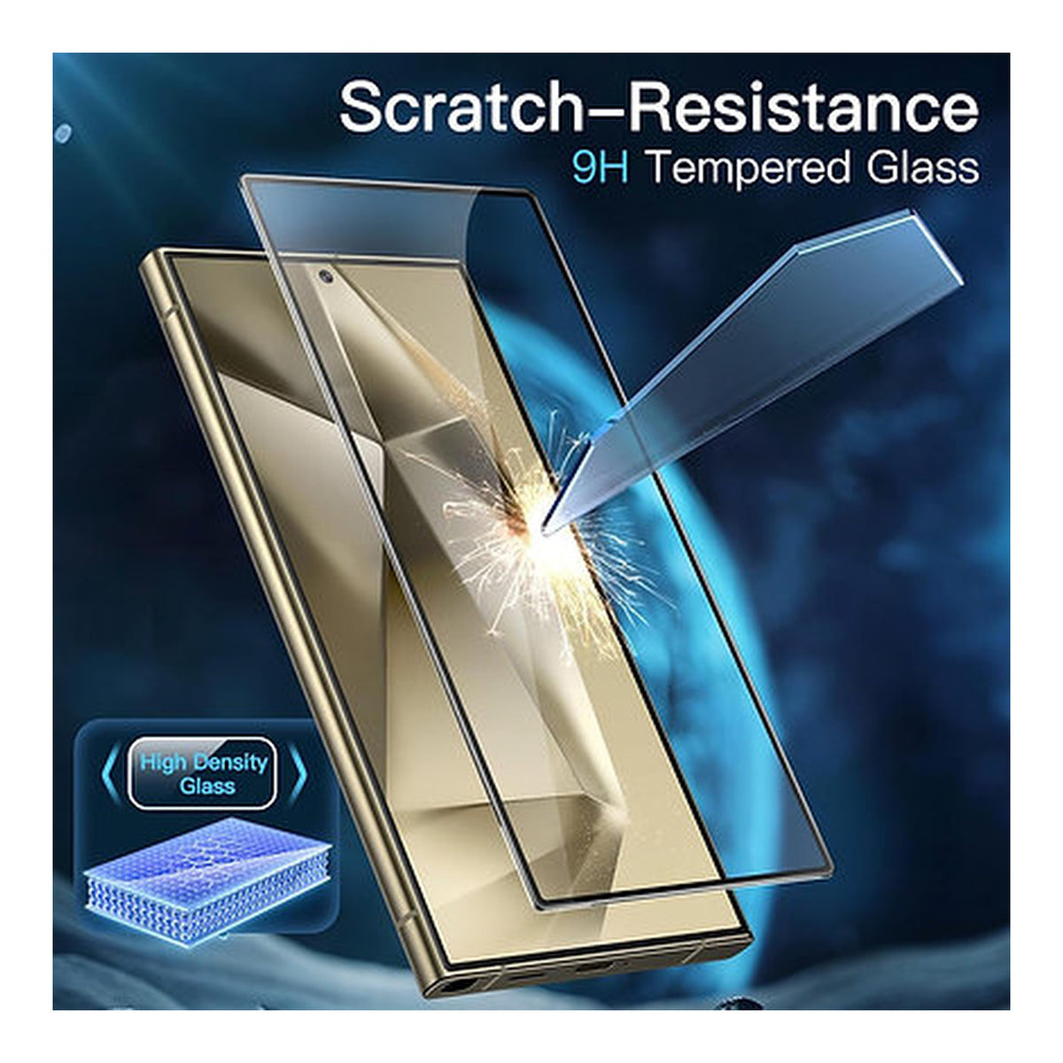 Tuff-Luv 2.5D Tempered Glass Screen Protector for Samsung Galaxy S26 Ultra Clear MF4471