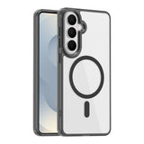 Tuff-Luv MagSafe Compatible Magnetic Case for Samsung Galaxy S26+ Clear/Black MF4473