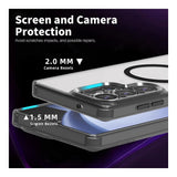 Tuff-Luv Magnetic Mobile Case for Samsung Galaxy S26 Ultra Clear/Black MF4474