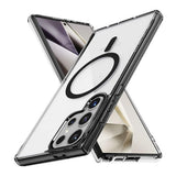 Tuff-Luv Magnetic Mobile Case for Samsung Galaxy S26 Ultra Clear/Black MF4474