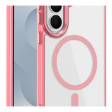 Tuff-Luv MagSafe Compatible Magnetic Case for Samsung Galaxy S26 Clear/Pink MF4478