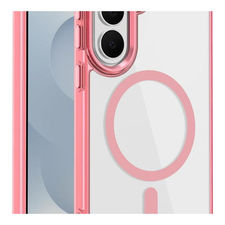 Tuff-Luv MagSafe Compatible Magnetic Case for Samsung Galaxy S26 Clear/Pink MF4478