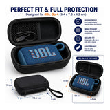 Tuff-Luv Protective EVA Carry Case for Anker Soundcore Select 4 Go and JBL Go Speakers Black MF4495