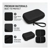 Tuff-Luv Protective EVA Carry Case for Anker Soundcore Select 4 Go and JBL Go Speakers Black MF4495
