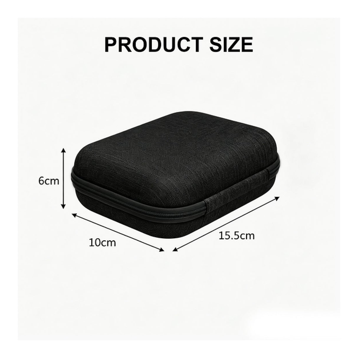 Tuff-Luv Protective EVA Carry Case for Anker Soundcore Select 4 Go and JBL Go Speakers Black MF4495