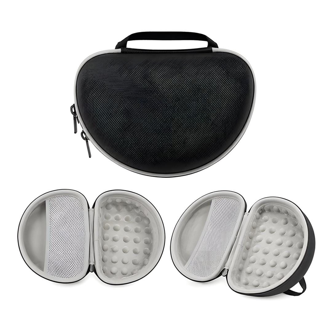 Tuff-Luv MF4498 Protective EVA Travel Headphone Hard Carry Case - Black
