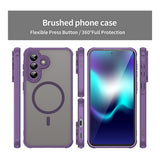Tuff-Luv Magnetic TPU Case with Built-In Ring for Samsung Galaxy A37 5G Purple MF4522