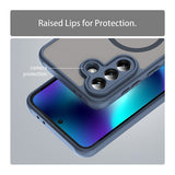 Tuff-Luv Magnetic TPU Case with Built-In Ring for Samsung Galaxy A57 5G Blue MF4525