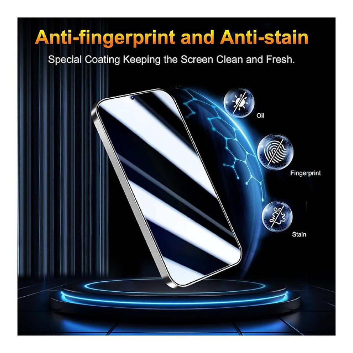 Tuff-Luv 9H 2.5D Tempered Glass Screen Protector for Samsung A27 5G MF4533