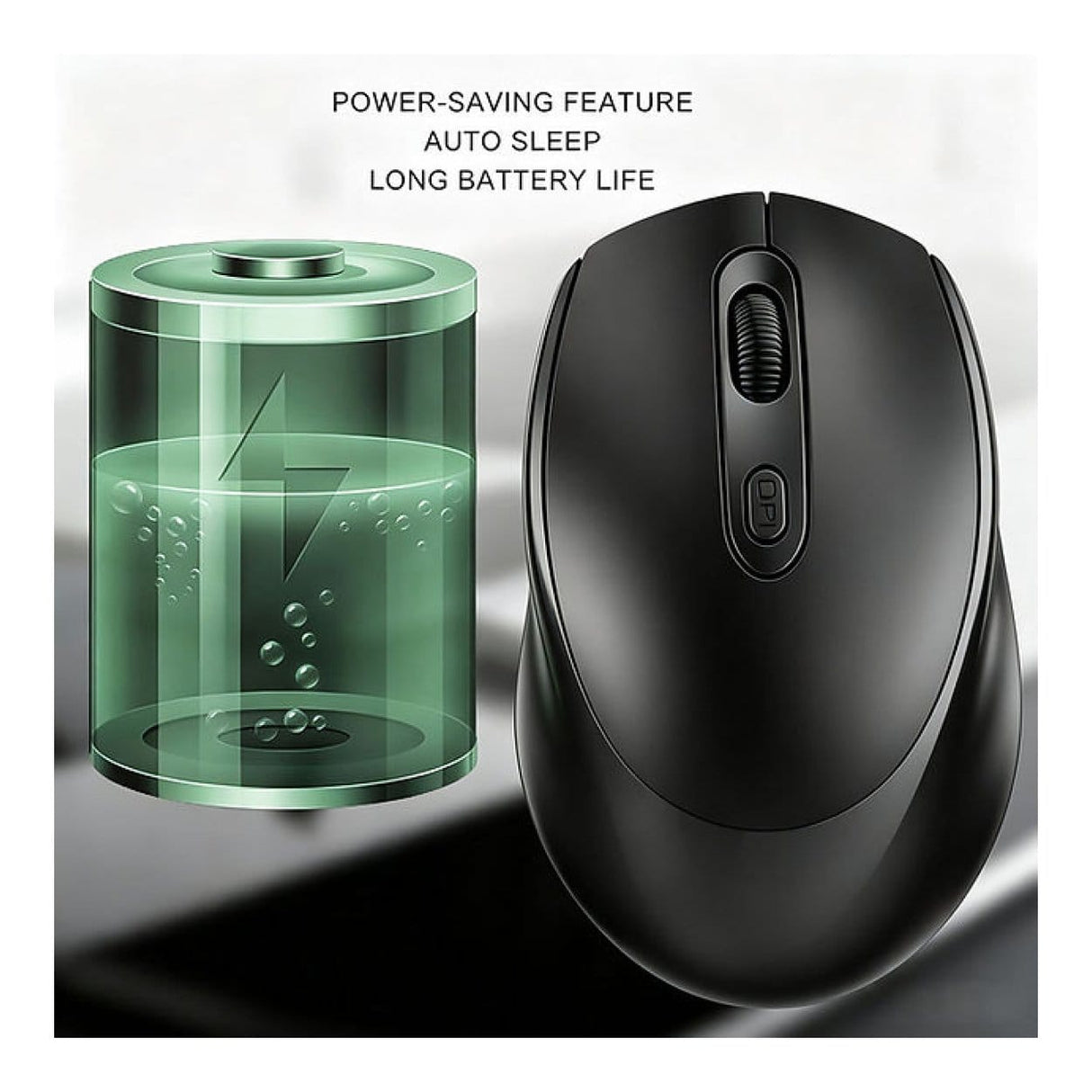 Tuff-Luv Rechargeable Bluetooth Mouse Black MF4537