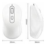 Tuff-Luv USB-C Rechargeable Bluetooth Mouse White MF4543