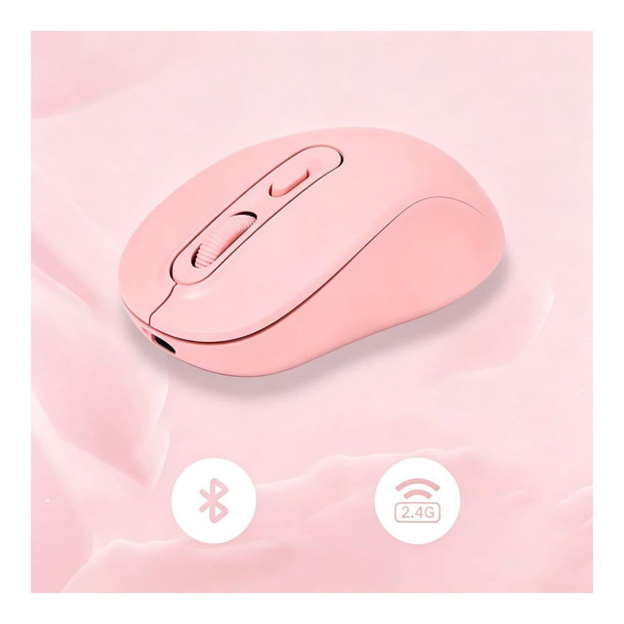 Tuff-Luv USB-C Rechargeable Bluetooth Mouse Pink MF4544