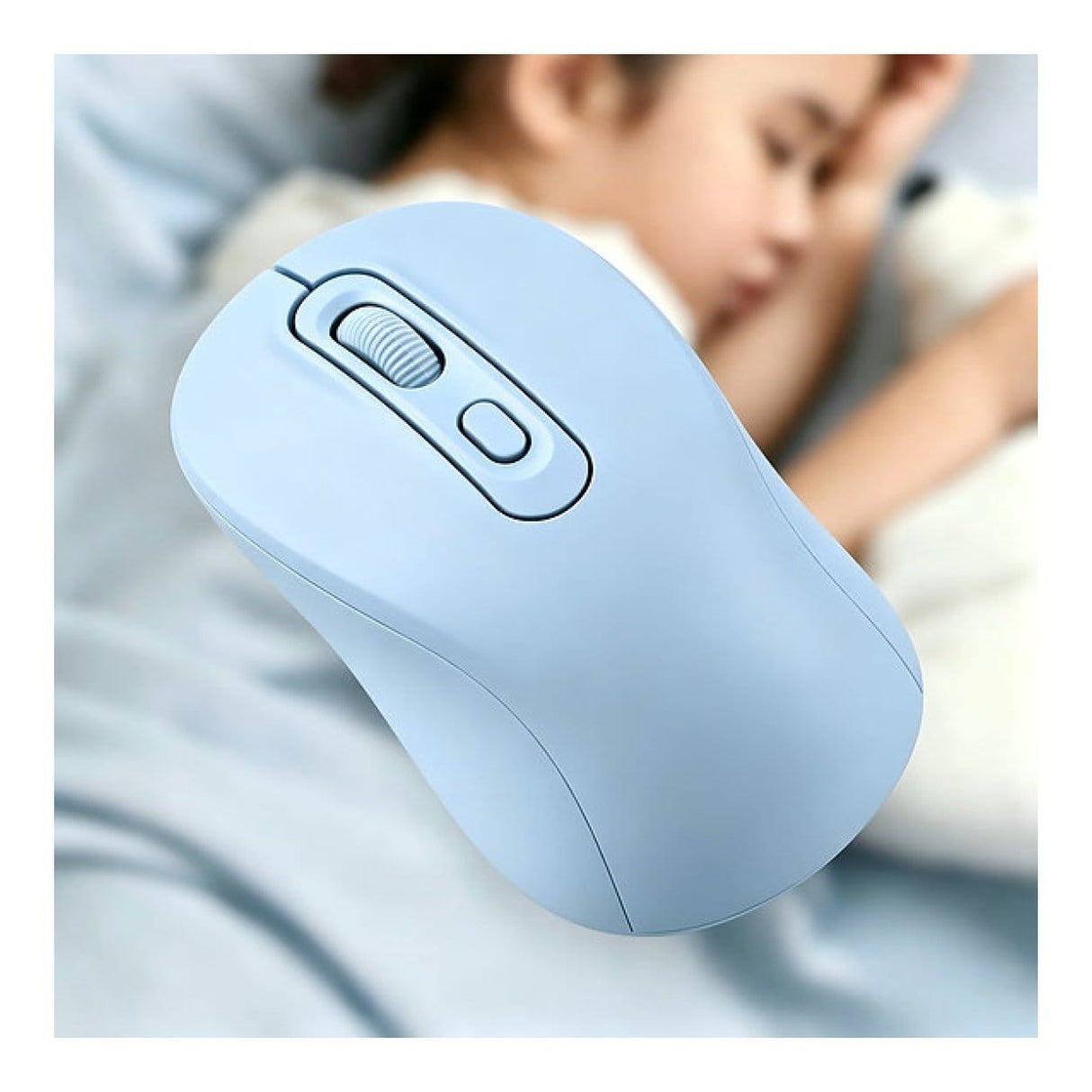 Tuff-Luv USB-C Rechargeable Bluetooth Mouse Powder Blue MF4546