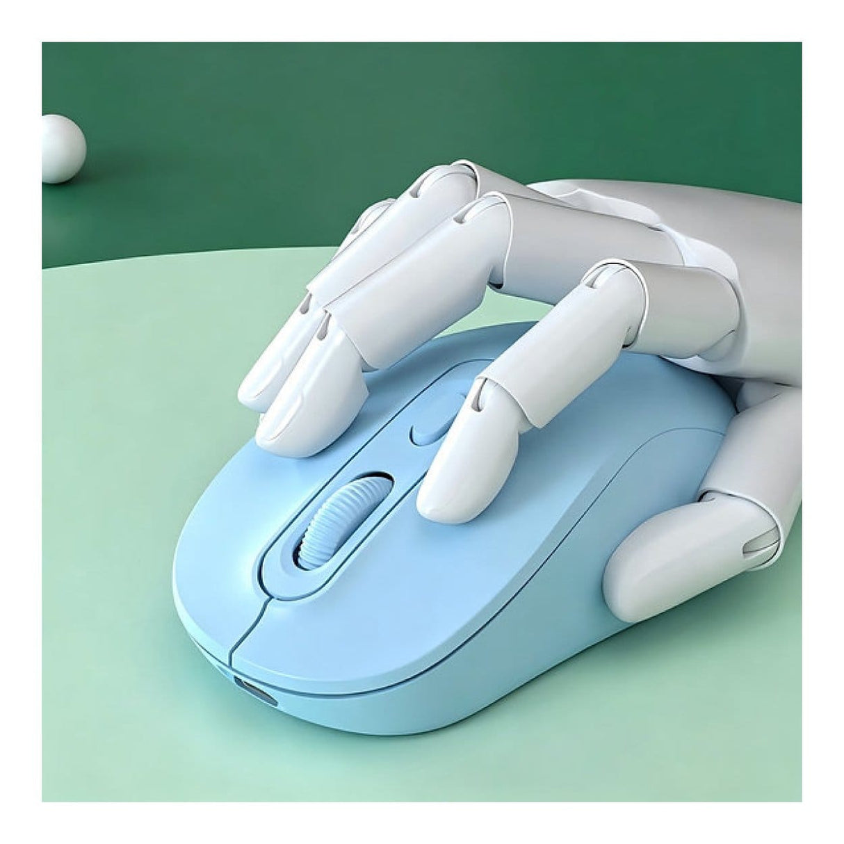 Tuff-Luv USB-C Rechargeable Bluetooth Mouse Powder Blue MF4546