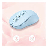 Tuff-Luv USB-C Rechargeable Bluetooth Mouse Powder Blue MF4546