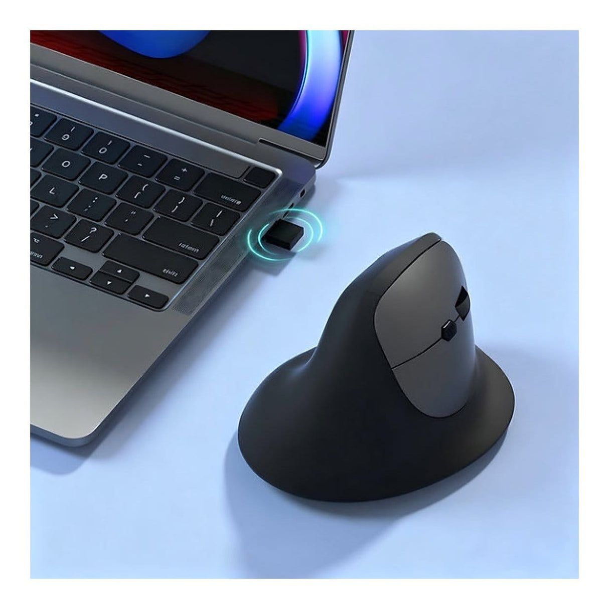Tuff-Luv Ergonomic Premium Rechargeable Bluetooth Mouse Black MF4547