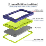 Tuff-Luv Rugged Case for Samsung Galaxy Tab A11 8.7-inch Blue and Yellow MF4575