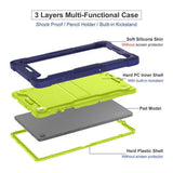 Tuff-Luv Rugged Slim Back Case for Samsung Galaxy Tab A11+ 11-inch Blue/Yellow MF4576