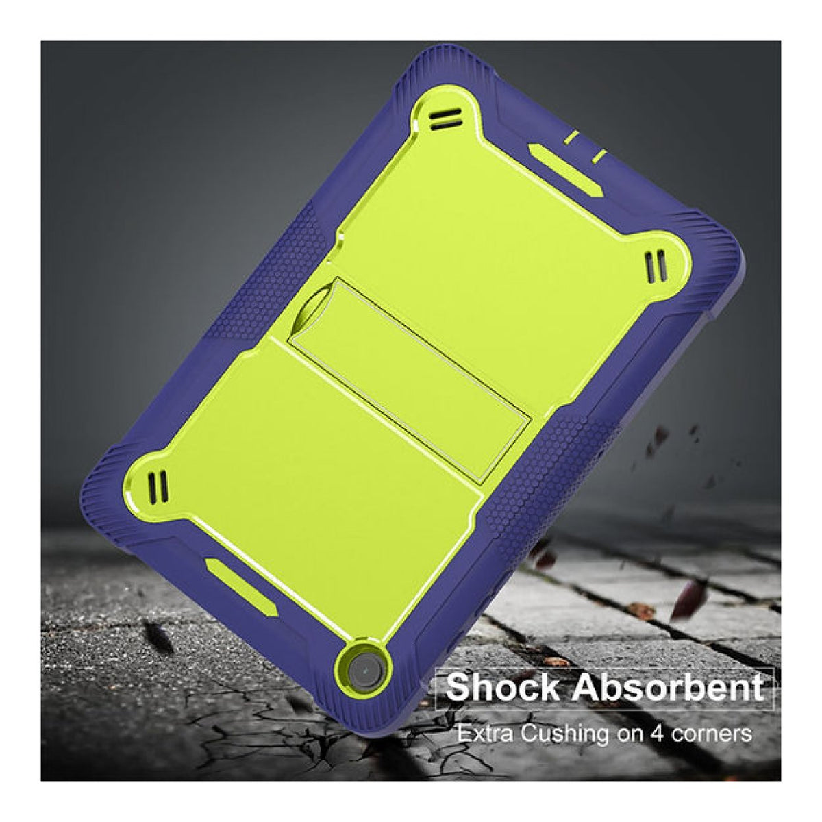 Tuff-Luv Rugged Slim Back Case for Samsung Galaxy Tab A11+ 11-inch Blue/Yellow MF4576
