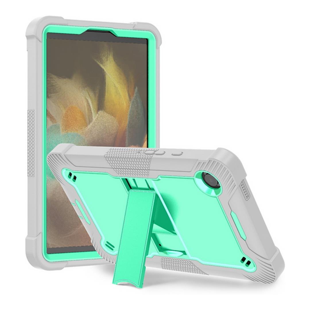 Tuff-Luv Rugged Case for Samsung Galaxy Tab A11 8.7-inch Mint Green and Gray MF4577