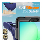 Tuff-Luv Armour Jack Rugged Case for Samsung Galaxy Tab A11 8.7-inch Navy Blue MF4581