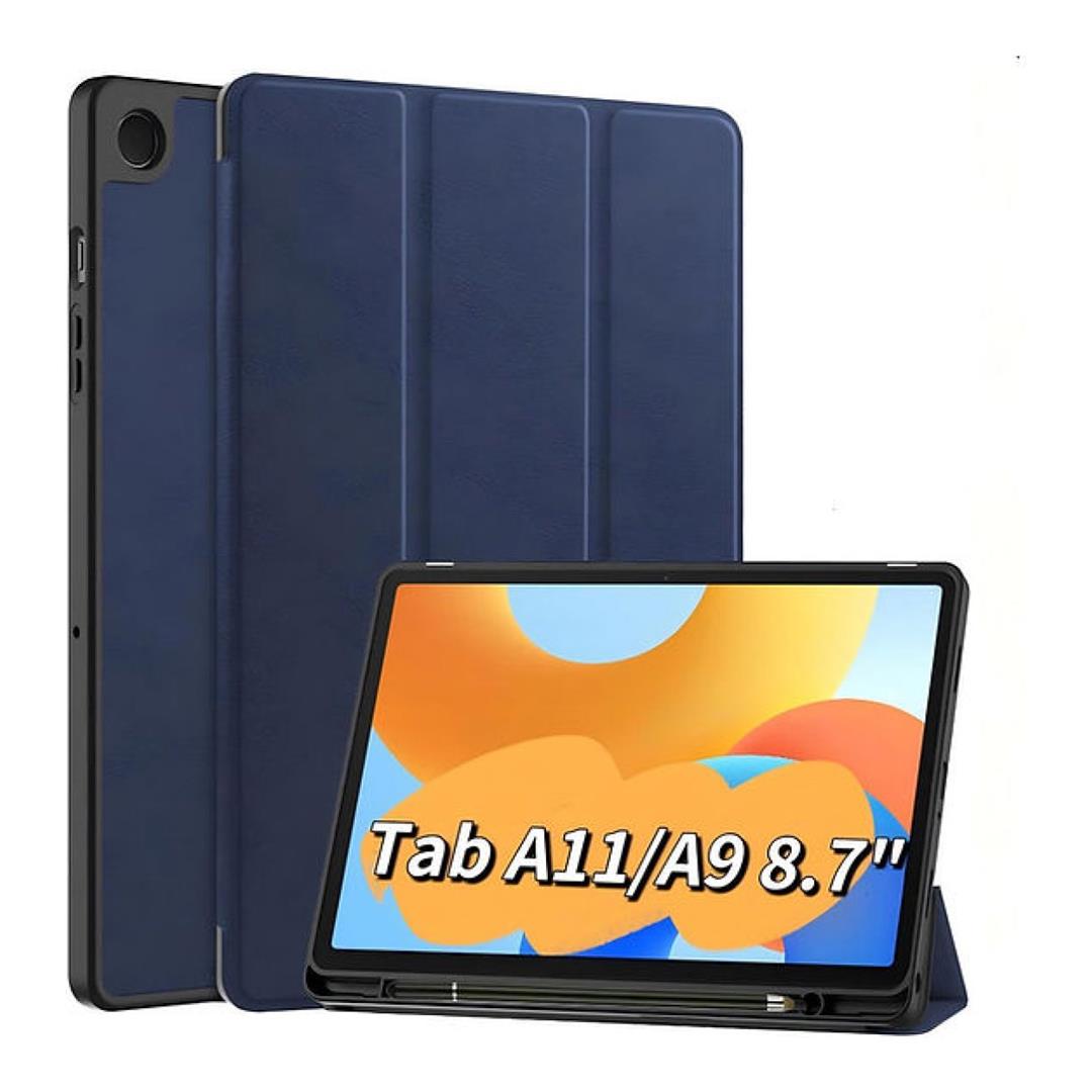 Tuff-Luv Essential Folio Case with Pen Slot for Samsung Galaxy Tab A11 8.7-inch Navy Blue MF4585