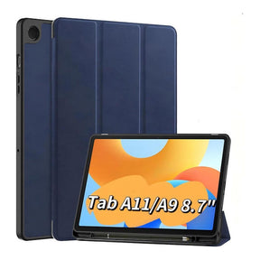Tuff-Luv Essential Folio Case with Pen Slot for Samsung Galaxy Tab A11 8.7-inch Navy Blue MF4585