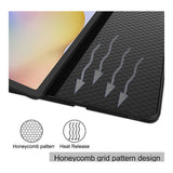 Tuff-Luv Essentials Folio Case with Stand & Pen Slot for Samsung Galaxy Tab A11+ 11-inch Navy Blue MF4586