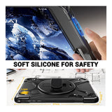 Tuff-Luv Armour Jack Rugged Case with Armstrap, Handstrap and Pen Holder for Samsung Galaxy Tab S12+ 12.4 Black MF4628