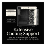 Cooler Master MasterFrame 600 Midi Tower PC Case Black MF600-KGNN-S00