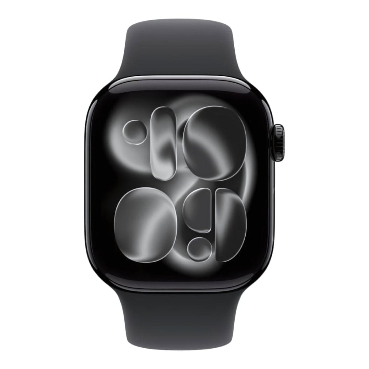 Apple Watch Series 11 GPS + Cellular 42mm Jet Black Aluminium Case with Black Sport Band S/M MF834AF/A