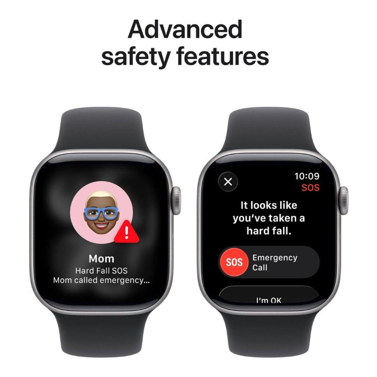 Apple Watch Series 11 GPS + Cellular 42mm Space Grey Aluminium Case with Black Sport Band S/M