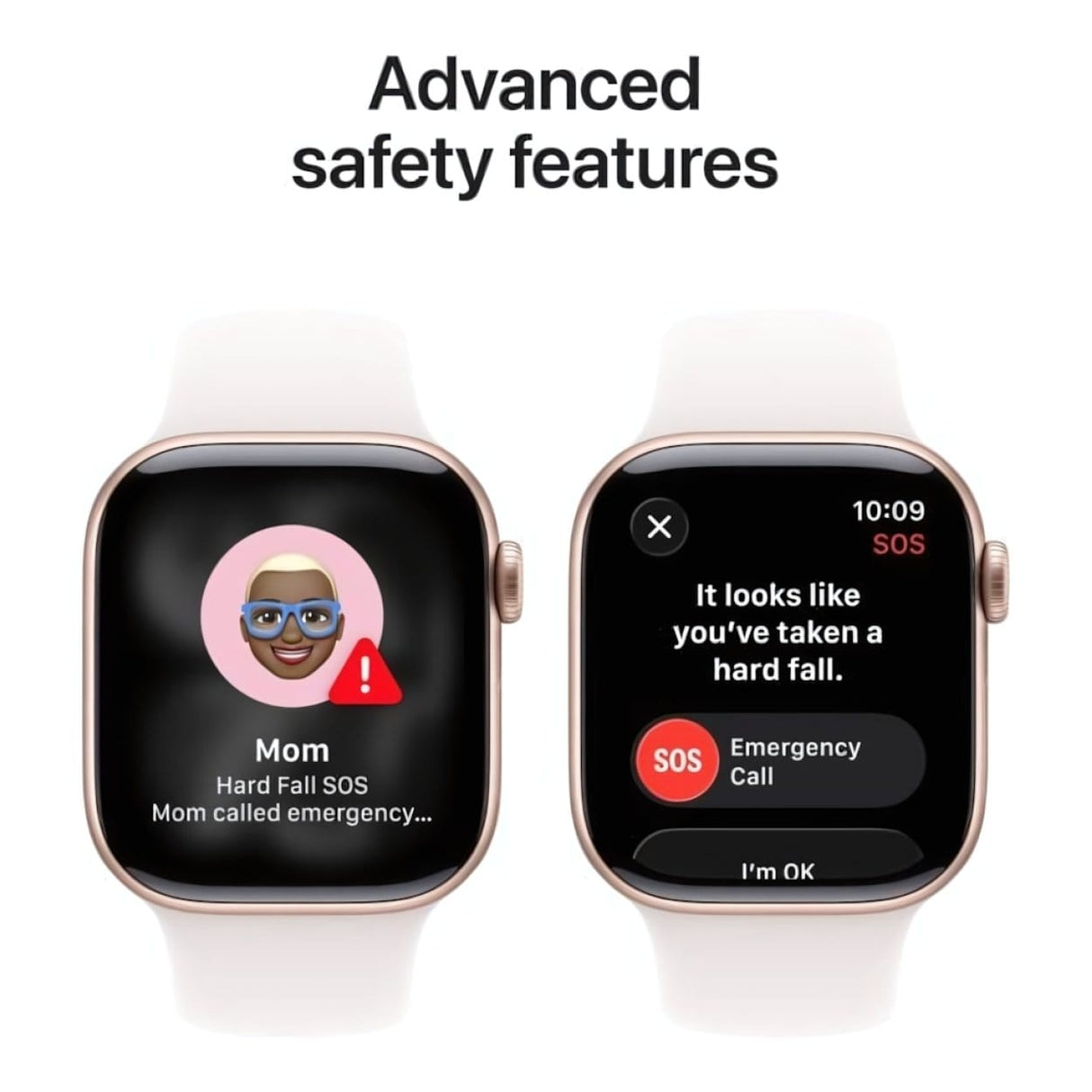 Apple Watch Series 11 GPS Cellular 42mm Rose Gold Aluminium Case with Light Blush Sport Band M/L MF8F4AF/A