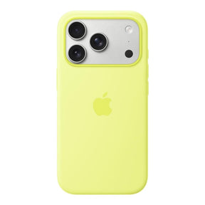 Apple iPhone 17 Pro Silicone Phone Case with MagSafe Support - Neon Yellow